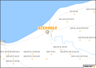 map of Azemmour