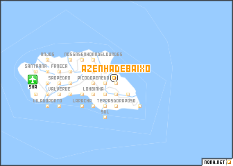 map of Azenha de Baixo