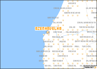 map of Azenha Velha