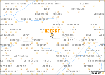 map of Azerat