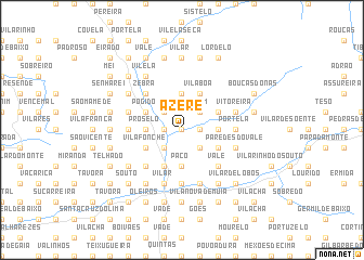 map of Ázere