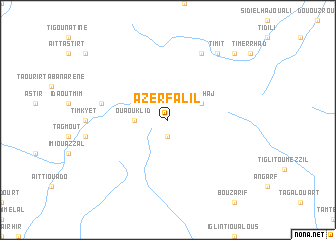 map of Azerfalil