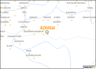 map of Azergui