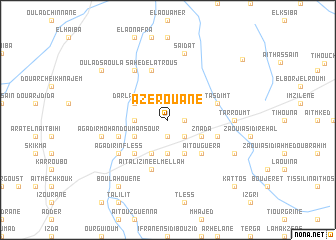 map of Azerouane