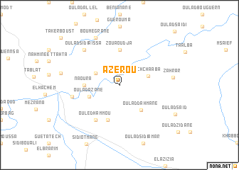 map of Azerou