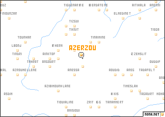 map of Azerzou