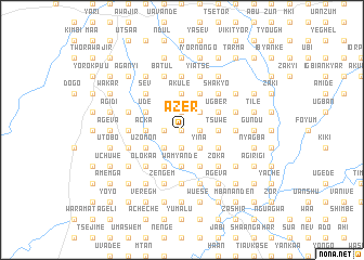 map of Azer