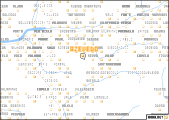 map of Azevedo