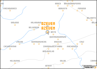 map of Azevém