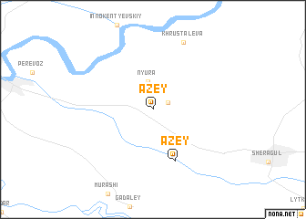 map of Azey