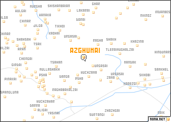 map of Azghumai