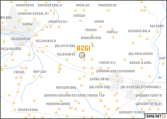 map of Azgī