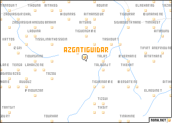 map of Azg nʼTiguidar