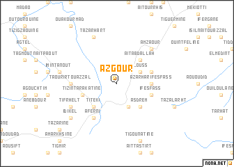 map of Azgour