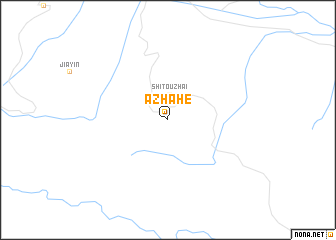 map of Azhahe