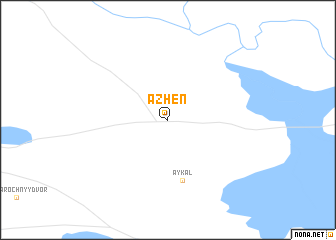 map of Azhen