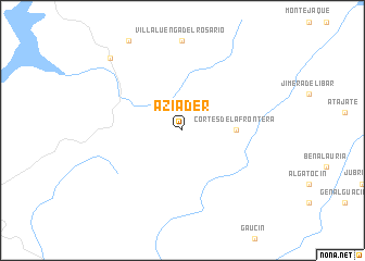 map of Aziader