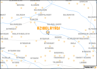 map of Azib el Ayadi