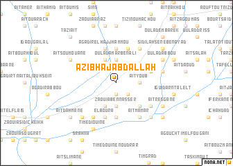 map of Azib Haj Abdallah