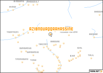 map of Azib nʼOuaqqa Amassine