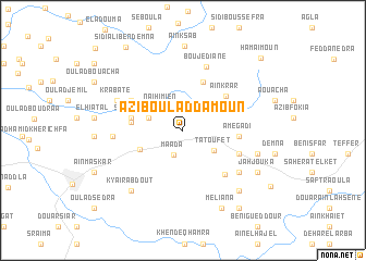 map of Azib Oulad Damoun