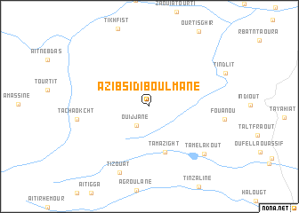 map of Azib Sidi Boulmane