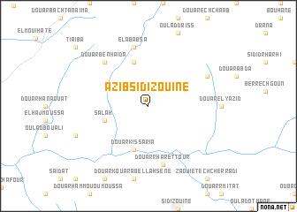 map of Azib-Sidi-Zouine