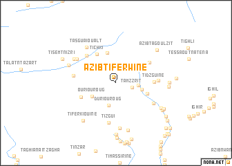 map of Azib Tiferwine