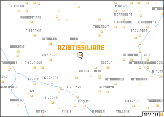 map of Azib Tissiliane