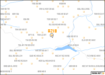 map of Azib