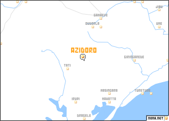 map of Azidoro