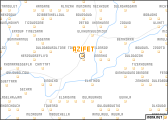 map of Azifet