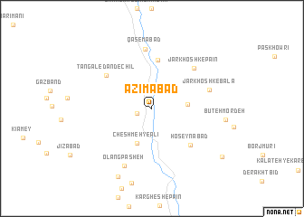 map of ‘Az̧īmābād