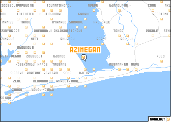 map of Azimégan