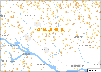 map of Azīm Gul Miān Kili