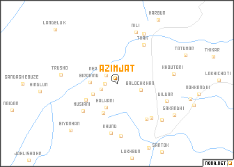 map of Azim Jat