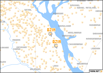 map of Azīm