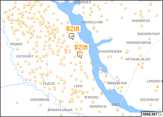 map of Azīm