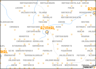 map of Azinhal