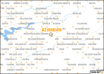 map of Azinheira