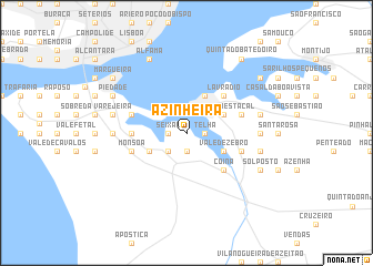map of Azinheira