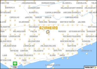 map of Azinheiro