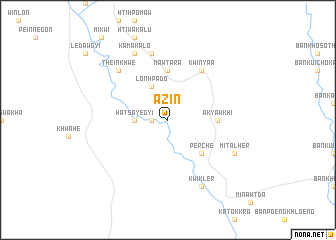 map of Azin