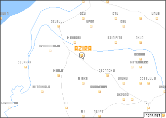 map of Azira