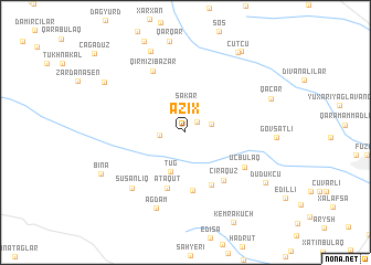 map of Azıx