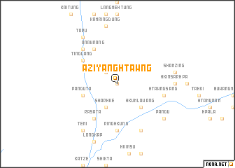 map of Aziyānghtawng