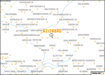 map of ‘Azīzābād