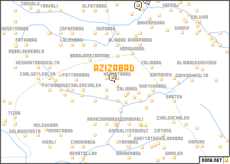 map of ‘Azīzābād