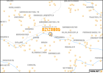 map of ‘Azīzābād