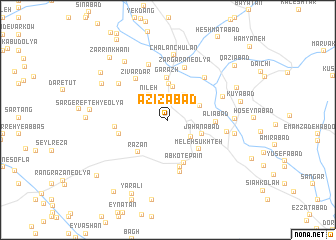 map of ‘Azīzābād